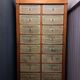 Mahogany and leather cardboard box