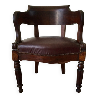 Fauteuil de bureau Louis Philippe