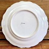 6 anciennes assiettes à dessert Desvres Fourmaintraux Rouen modèle Dinan 2