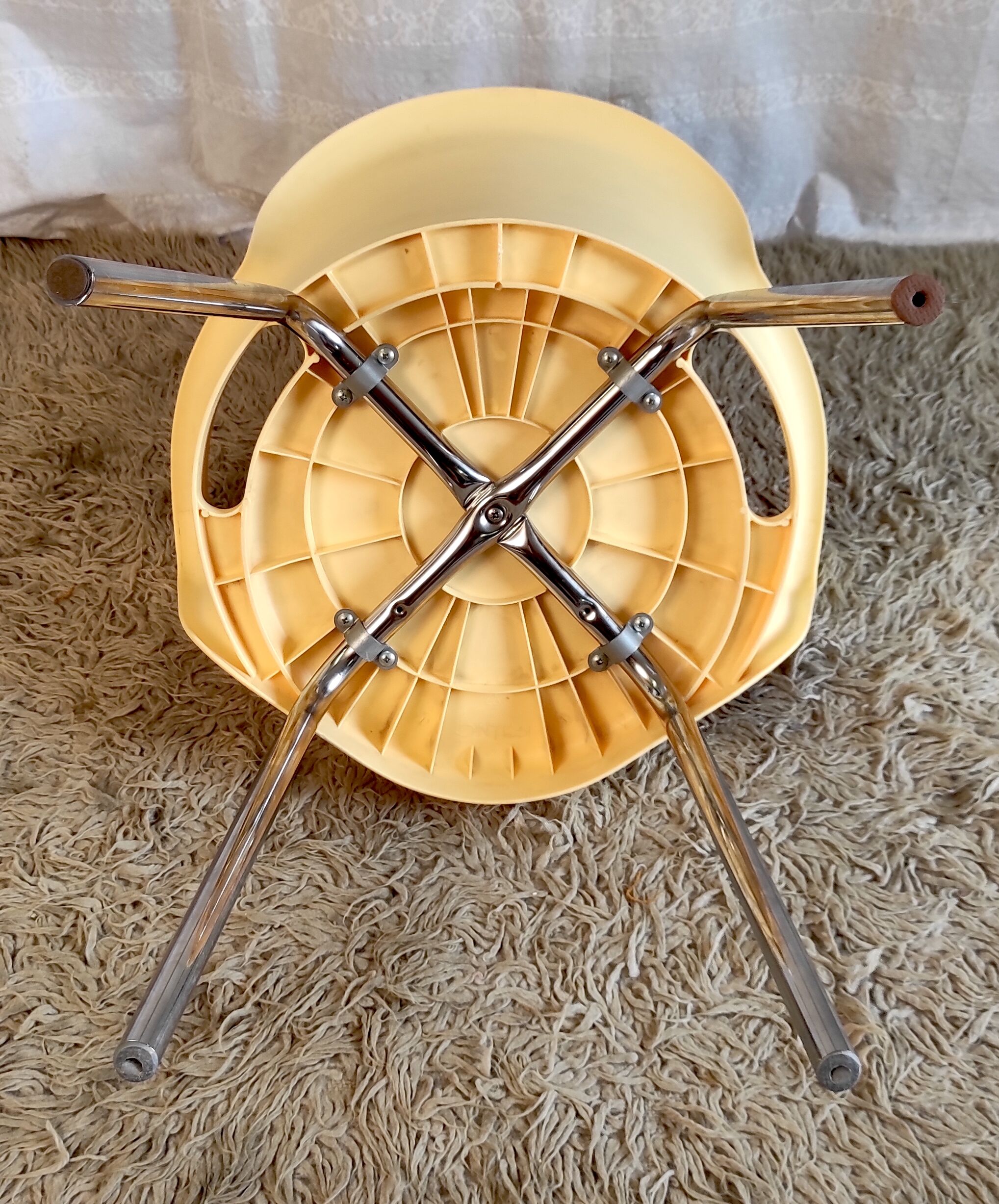 Chaise beige « GoGo Basic » par Marcello Ziliani pour Sintesi - fin XXème