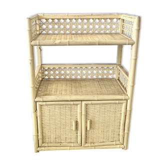 Rattan shelf and canning