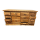 Antique oak hardware cabinet