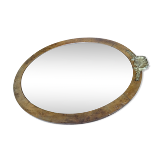 Oval mirror early 1900