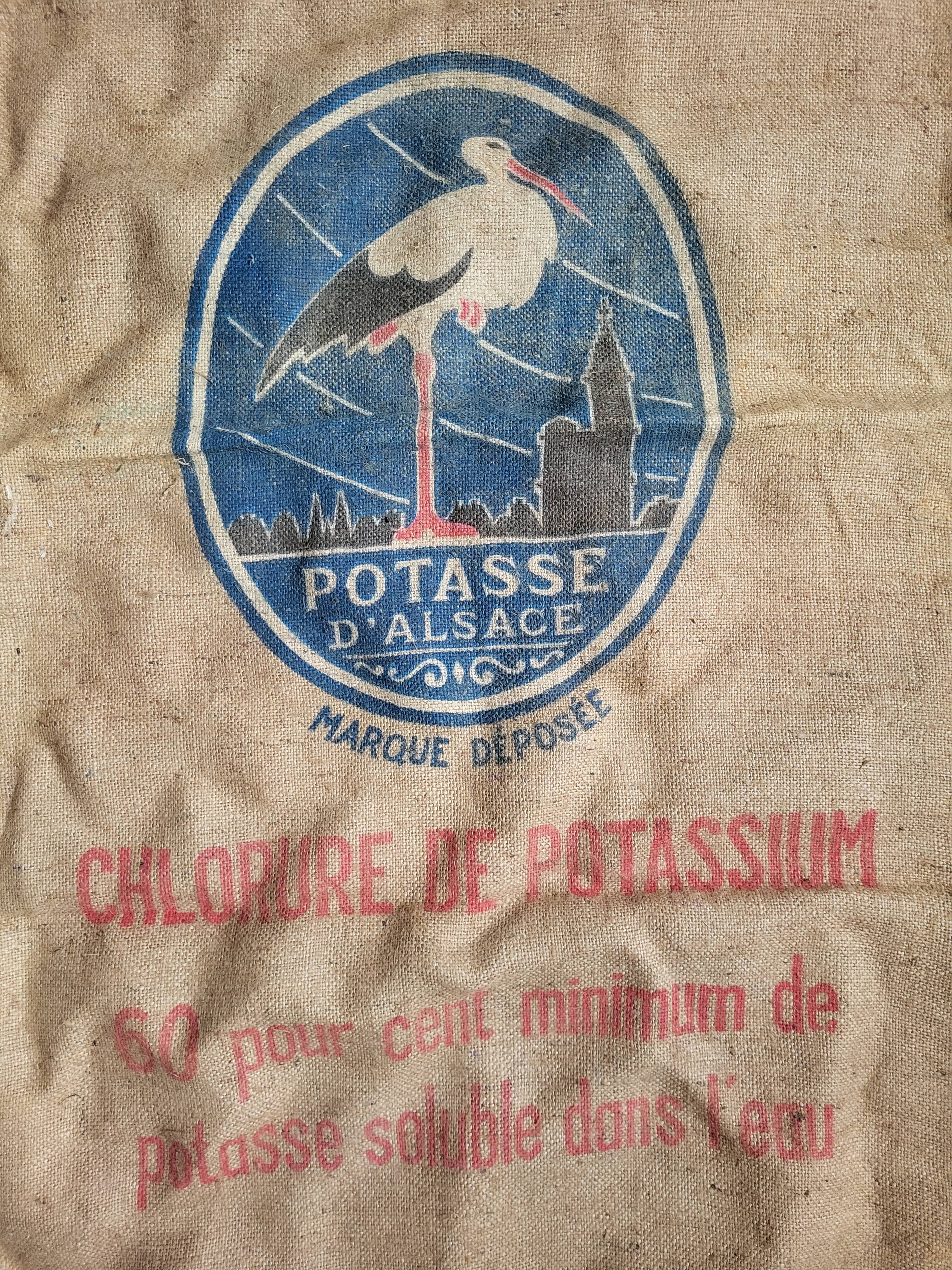Jute bag Potash d'Alsace