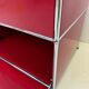USM Haller "Ruby Red" – storage unit (as new condition)