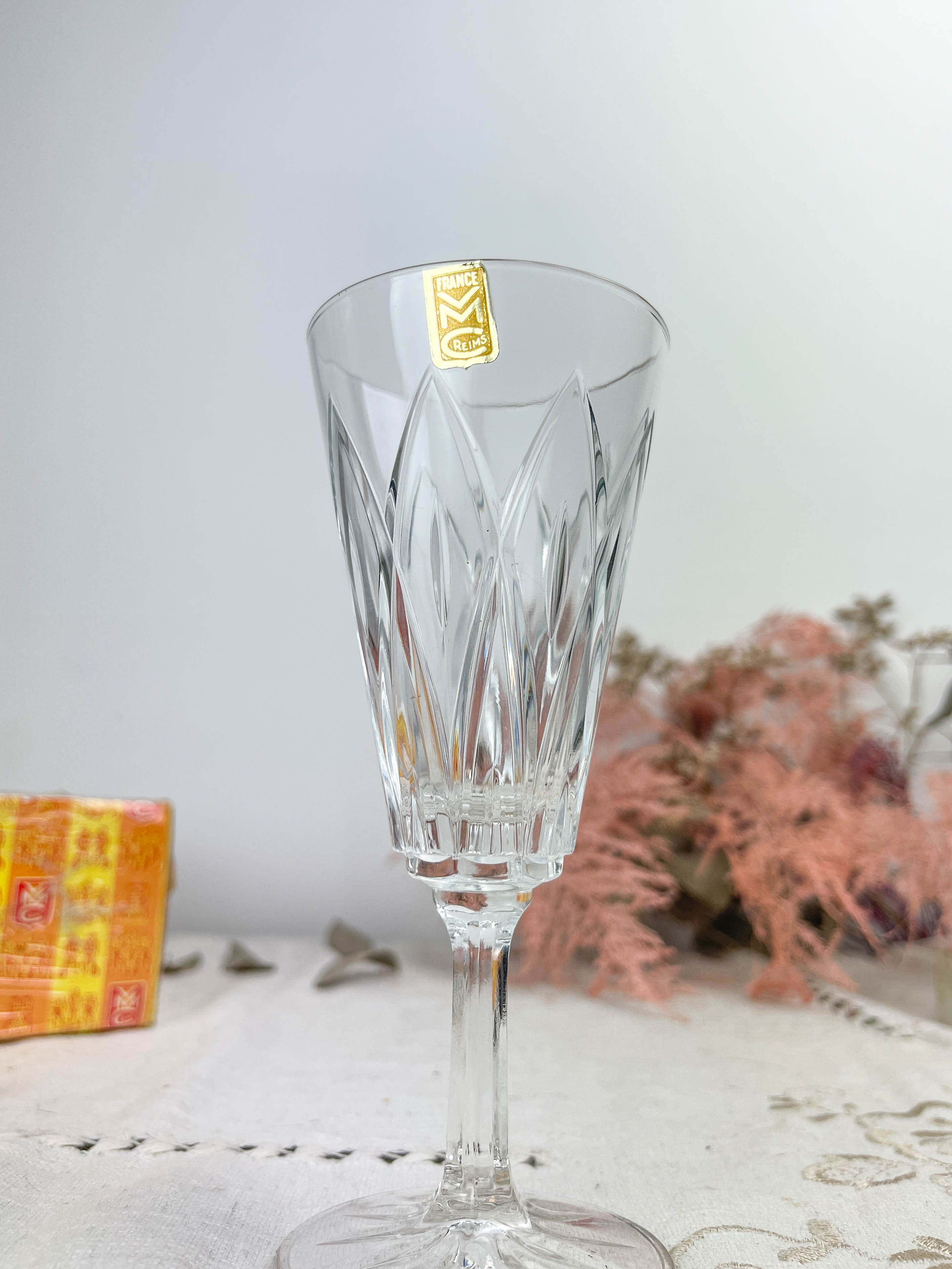 4 verres à vin vintage VMC Reims made in France