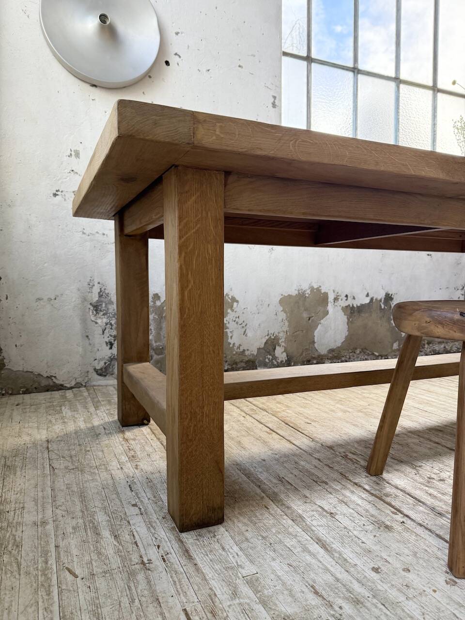 XXL solid oak farmhouse table 3.5m