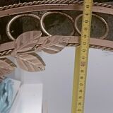 Vintage gold floral mirror