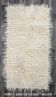 3x7 Ivory Beige Neutral Wool Vintage Rug, 112x223Cm SK 70381