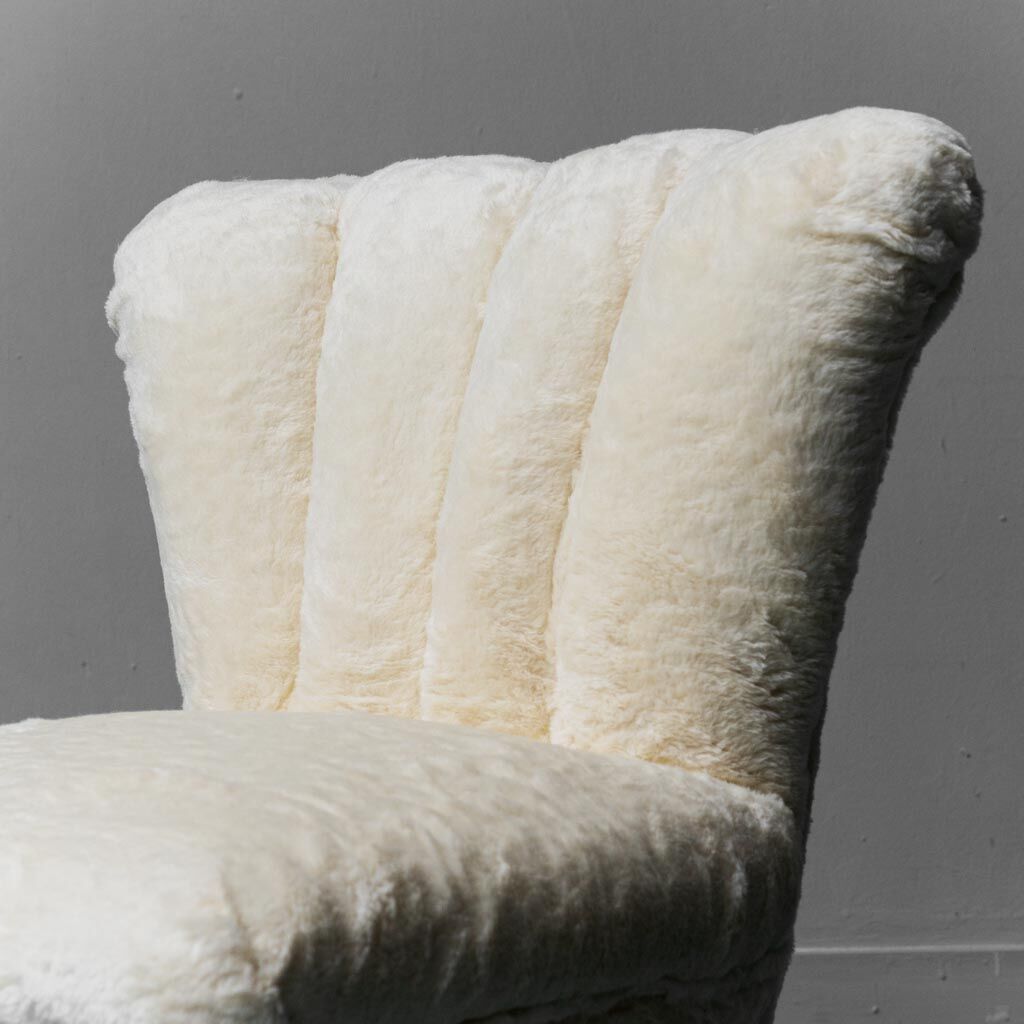 Velvet armchair 50s