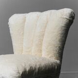 Velvet armchair 50s