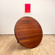 Round Mid Century Dining Table made out of massice teak wood, Denmark, 1970s