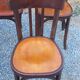 Set de 5 chaises de bistrot anciennes