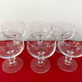 Set of 6 champagne or ice cream bowls