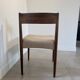 wooden chair with new upholstery