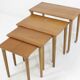 Tables pull out mid-century Scandinavia teak
