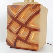 Pied de lampe vintage en céramique 1970