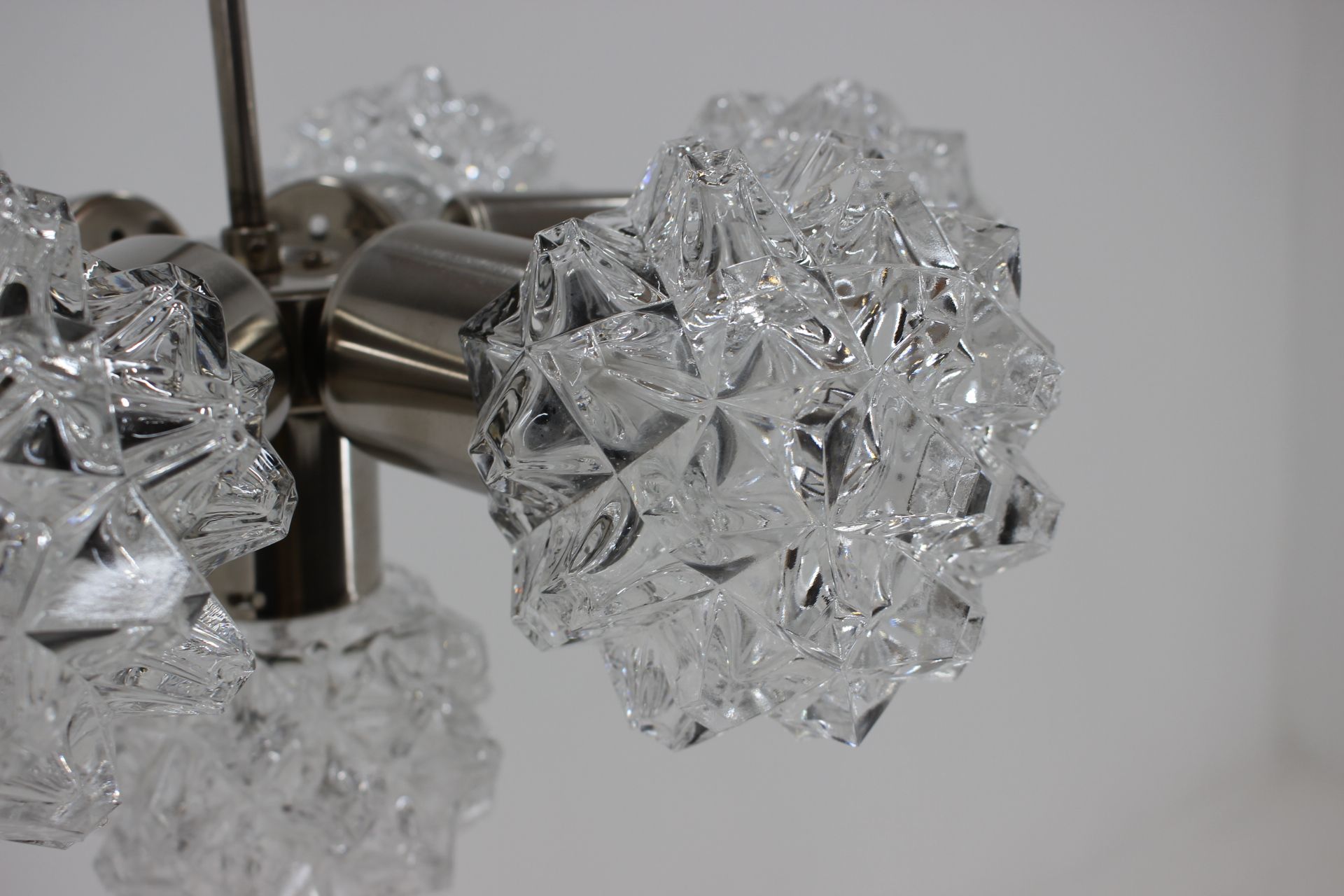 Mid-century glass chandelier , Kamenický Šenov, 1960´s