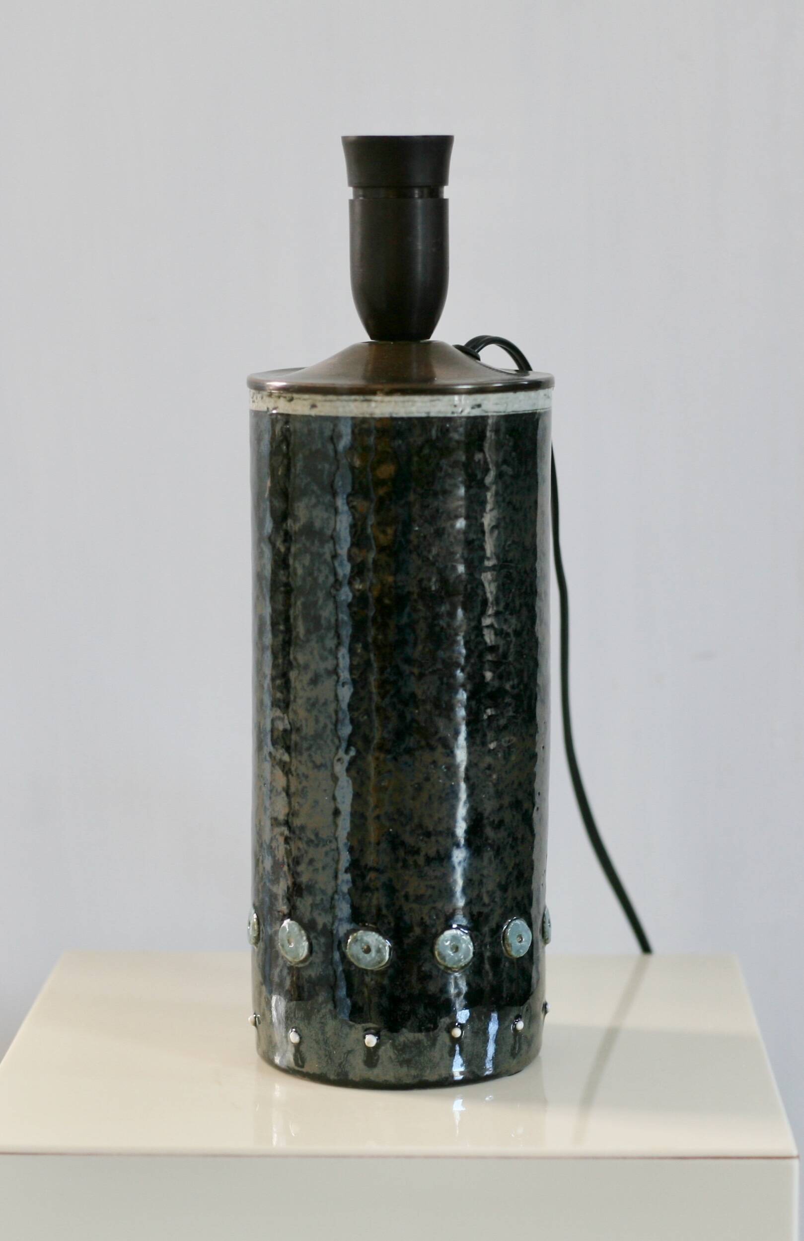 Ceramic lamp by Sylvia Leuchovius, Rorstrand, Sweden, 1970s