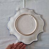 Beautiful vintage ceramic plate made in Spain, manufactured and