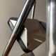 Vintage step stool in white formica and chrome steel