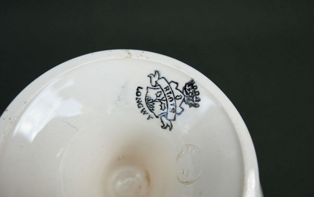 Longwy earthenware Compote