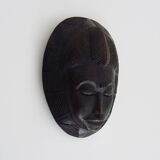 Wooden mask of the Baoulé ethnic group from Ivory Coast. African mask