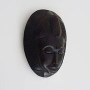 Wooden mask of the Baoulé ethnic group from Ivory Coast. African mask