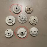 Lot of 2 old opalines