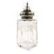 Art Deco sugar bowl, crystal, silver, United Kingdom, early 20th century