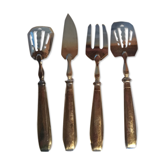 Silver mignardises service