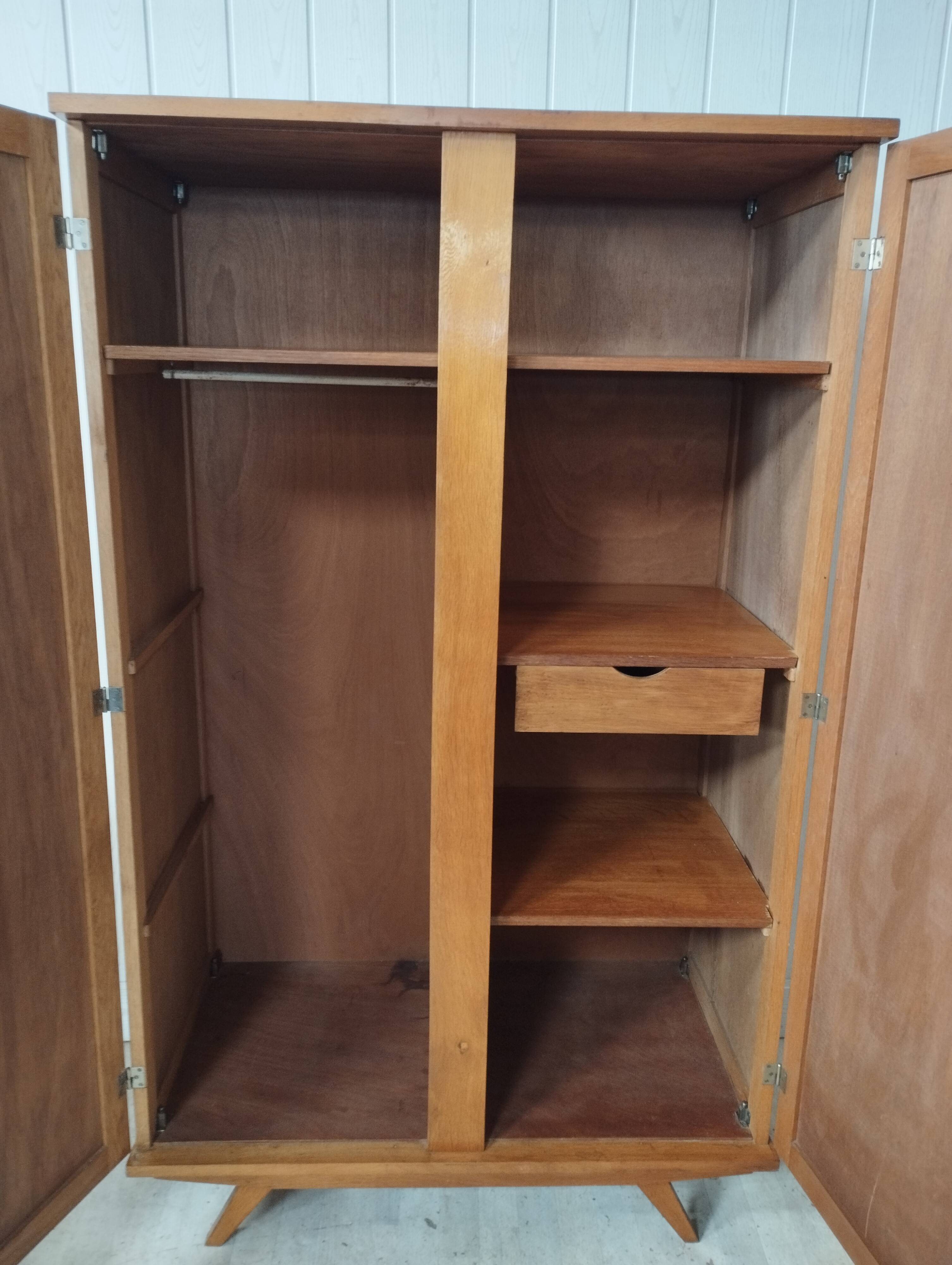 Vintage compass feet cabinet