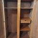 Vintage compass feet cabinet