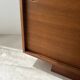 Danish mid-century teak sideboard with sliding doors