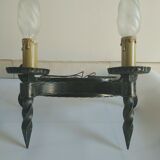 Iron sconces forge medieval style