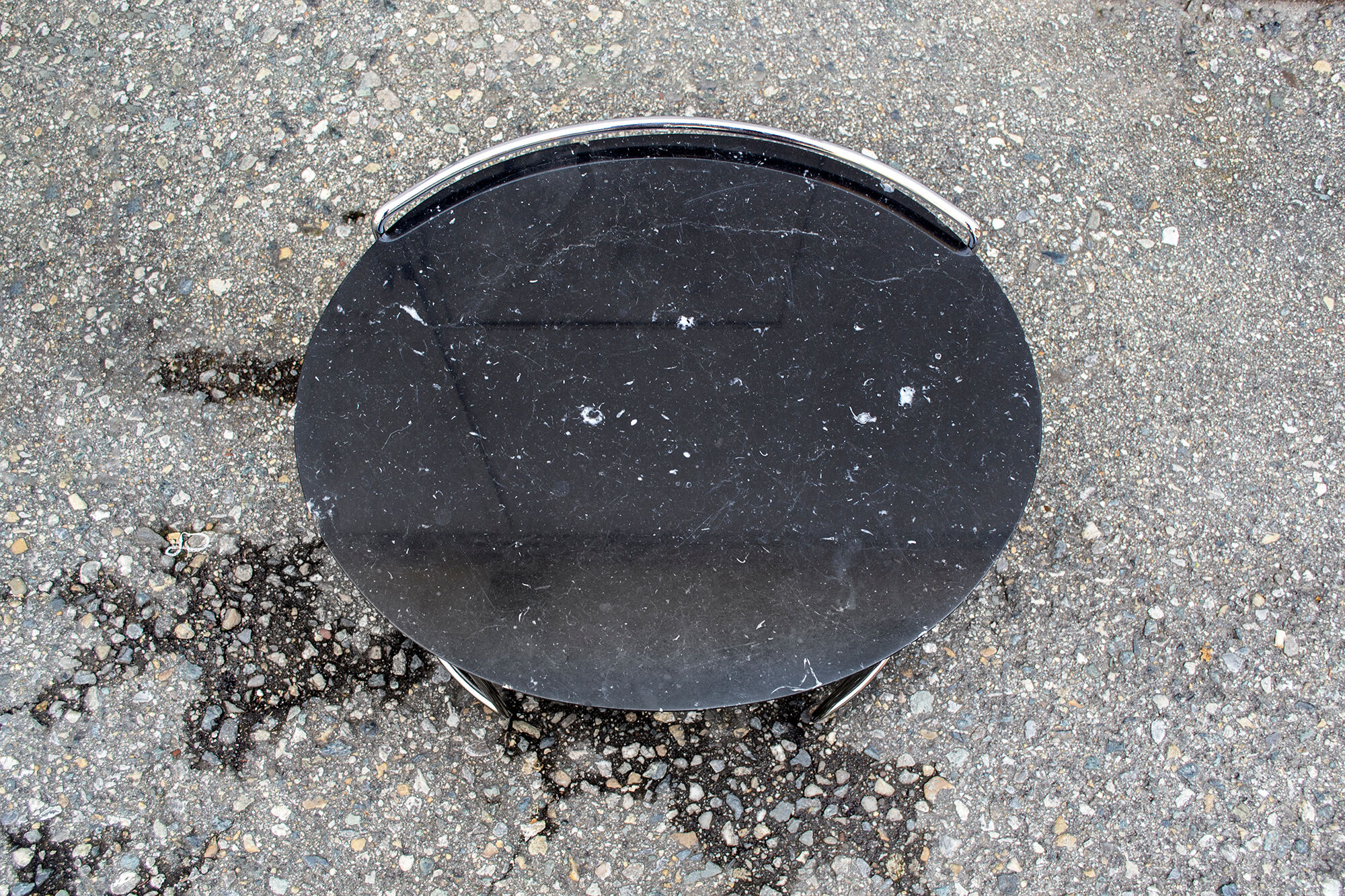 Djuna Black Marble coffee Table by Kazuhide Takahama for Cassina Italy 1983