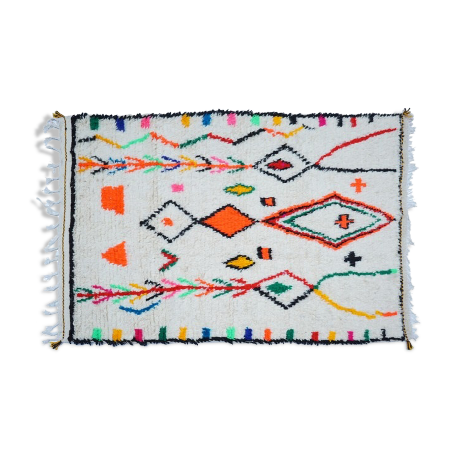 Colorful Berber carpet 208x140cm