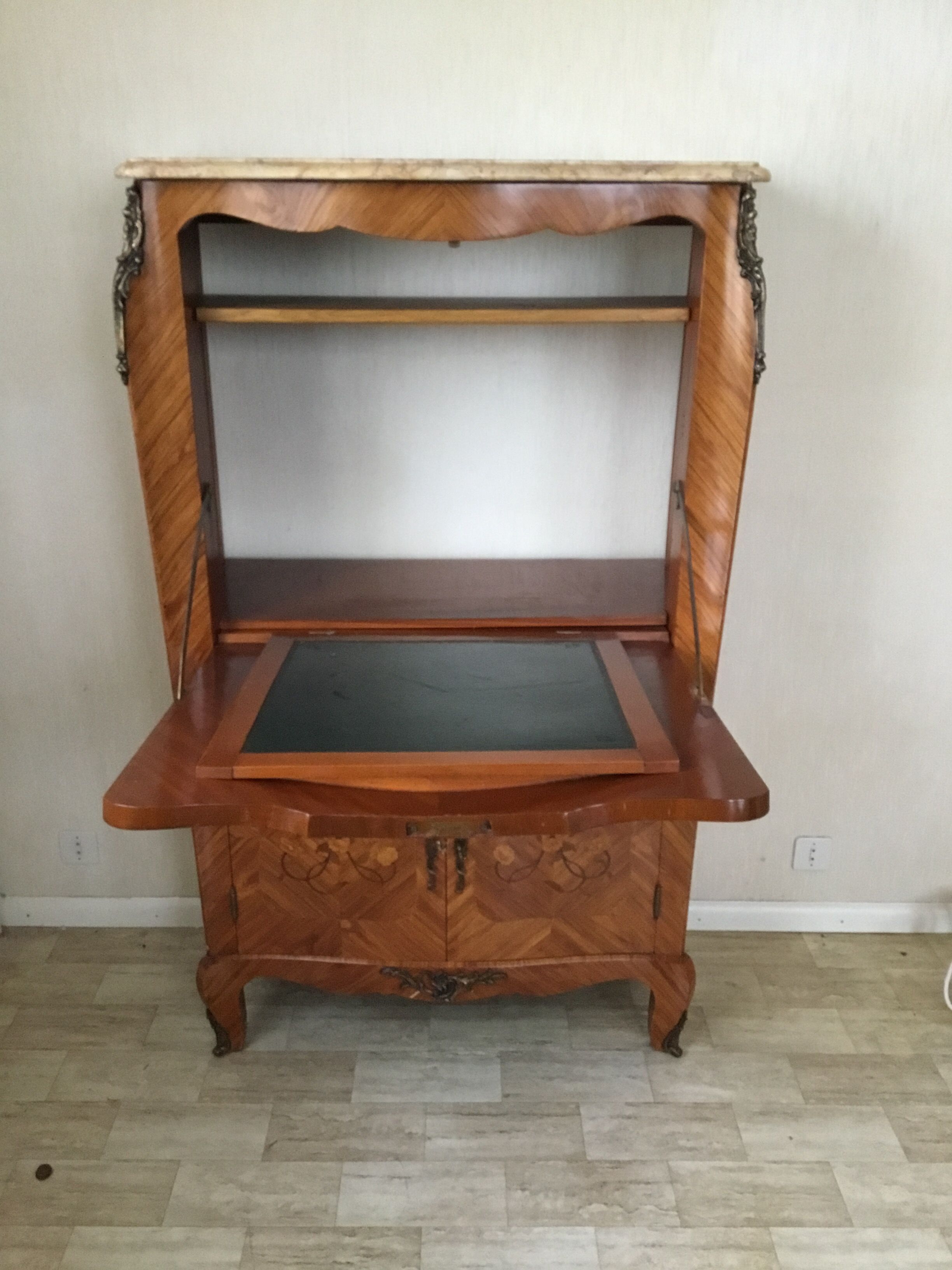 Louis XV style branded secretary
