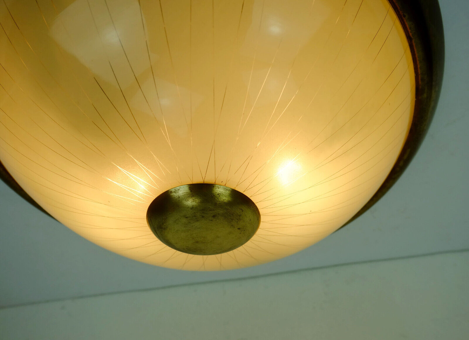 Mid century modern ceiling lamp 1950s