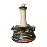 70s jette helleroe table lamp - danish pottery artist - handmade in denmark - vintage ceramic light