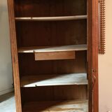 Wardrobe in solid oak