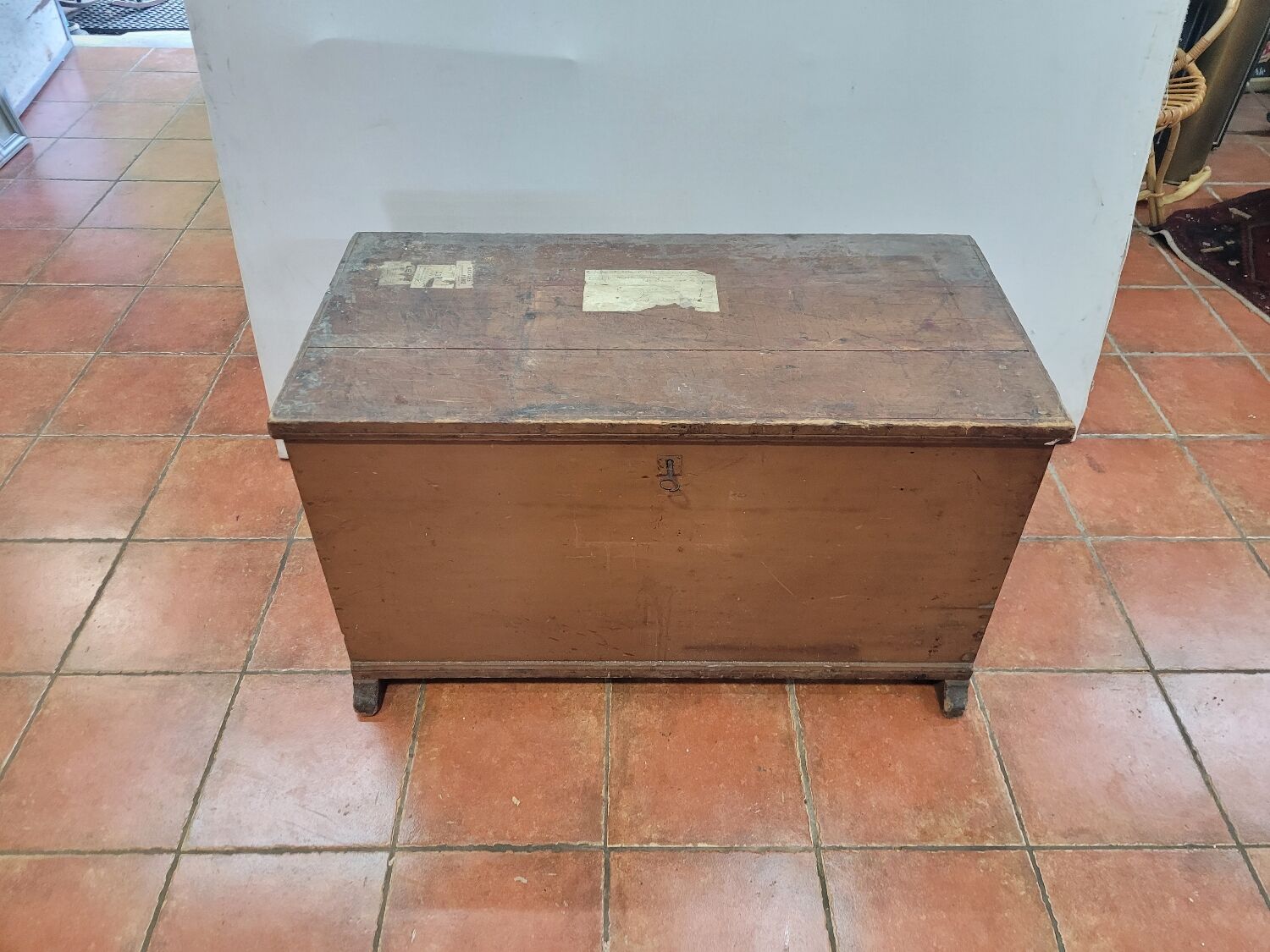 Former traveling trunk