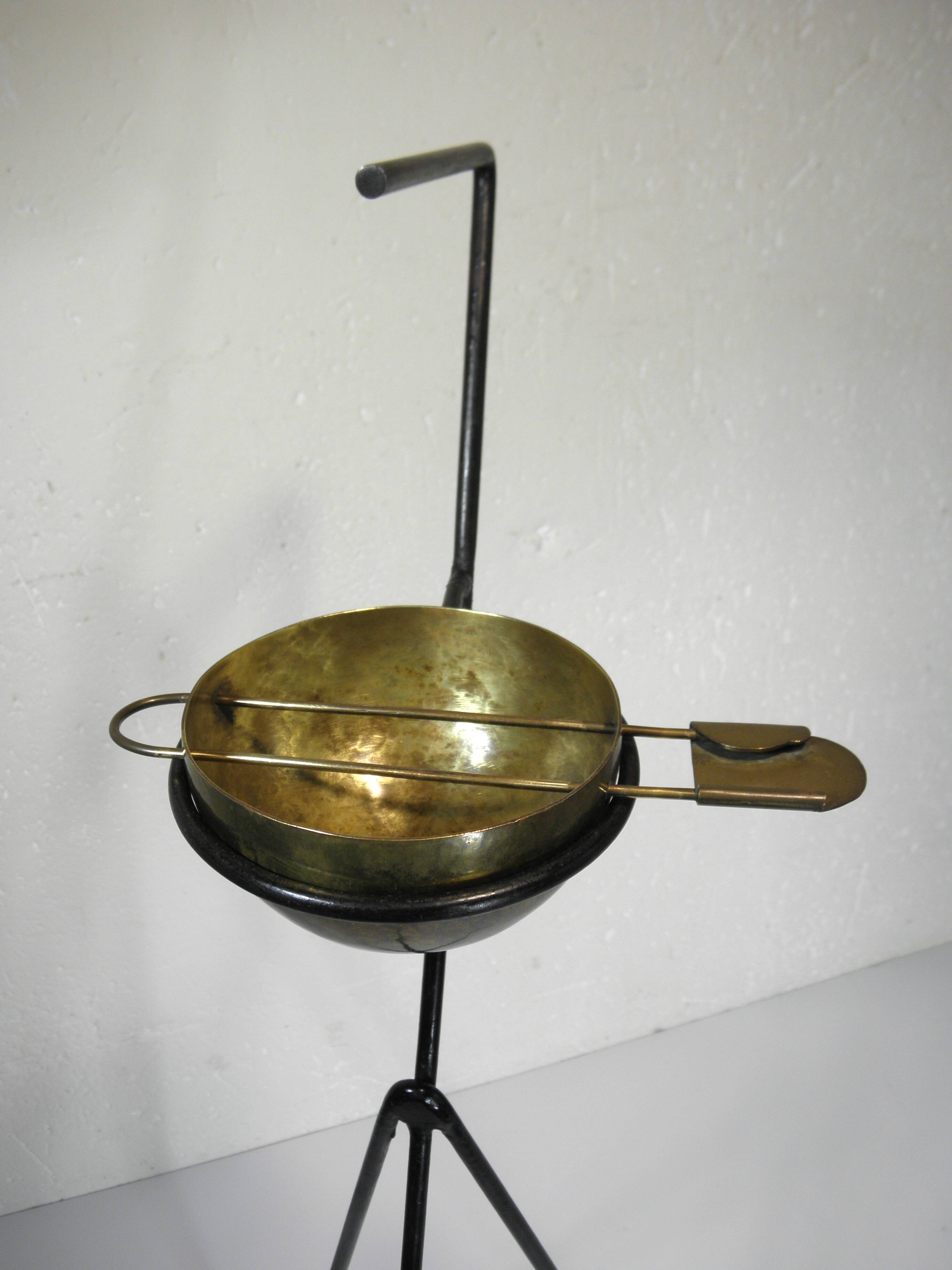 Cendrier sur pied design années 50