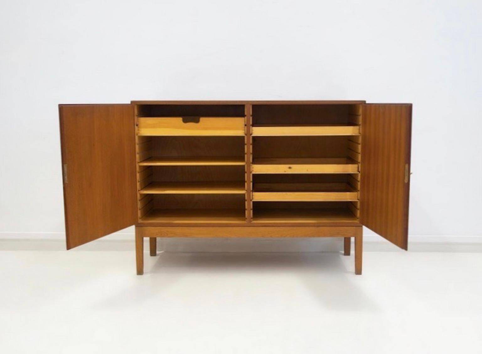 Mid-century teak wardrobe Model 232 by Børge Mogensen