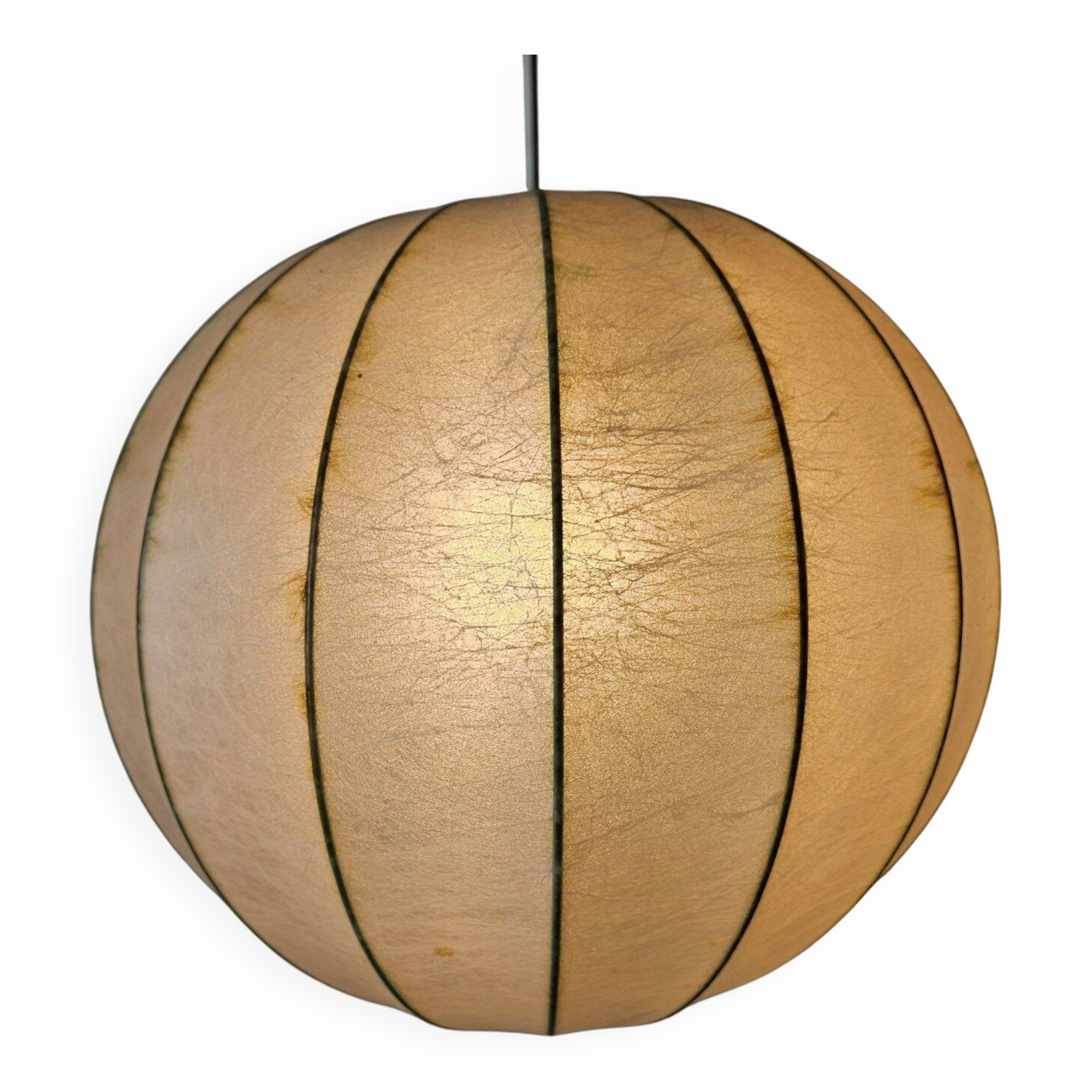 Lampe suspendue Cocoon ø45 cm Allemagne années 70