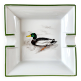 Limoges - Broage workshop - Ashtray - The Mallard - Porcelain France - 1930