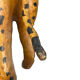Vintage 60s/70s Leopard Sculpture in Genuine Leather Retro Piece