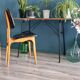 La console bureau table vintage aux pieds effei