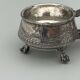 Saliere pepper metal silver Louis XV-XVl style rich ornamentation