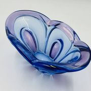 Coupe d'art en verre de Bohême Chribska